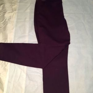 Burgundy Stretch Dress Pant
